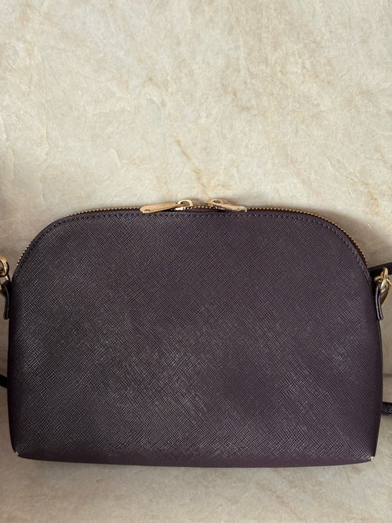 H&M Handbags - H&M Dark purple Crossbody Bag with Gold Hardware